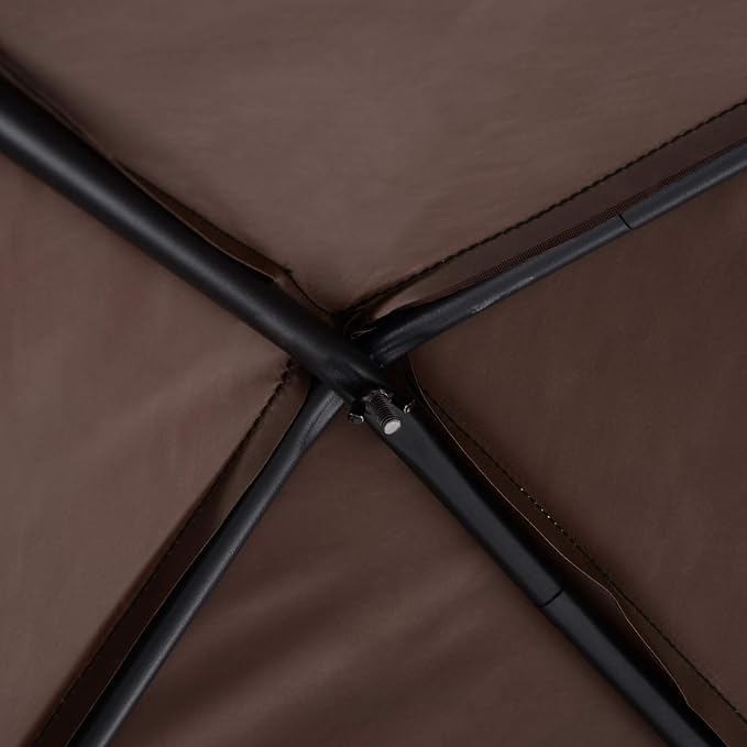 PawHut 4.6' x 4.6' x 5' Outdoor Dog Kennel, Walk-in Pet Playpen, Welded Wire Steel with Water and UV-Resistant Canopy, Black