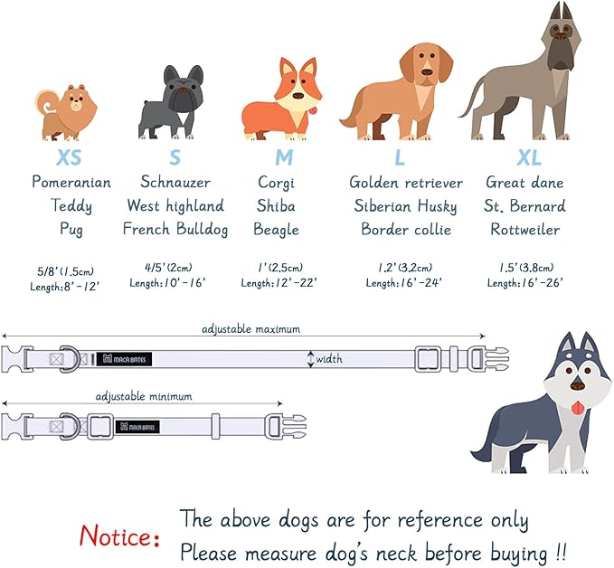 Maca Bates Checkered Mint Blue Dog Grid Collar for Small Dogs Adjustable Plaid Collars Accessories Gift for Small Medium Large XL Puppy with Golden Metal Buckle