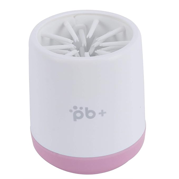 Dog Paw Washer Cup, Protable Safe and Non‑Irritating Dog Paw Washer Feet Cleaner for Dog for Dogs for Paws(pink)