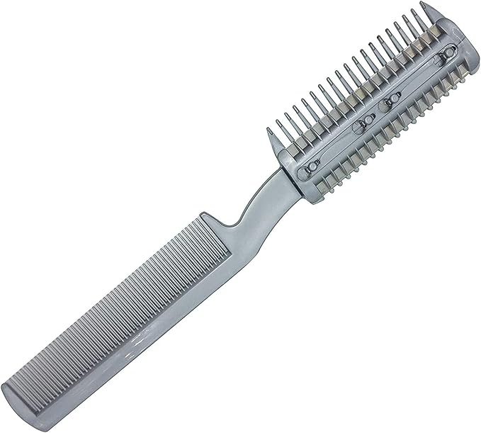 Dependable Industries inc. Essentials 2 Pack Pet Hair Trimmer 2 in 1 Cutter and Comb Grooming Set