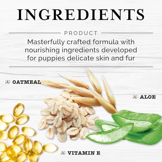 5-in-1 Itch Relief Puppy Shampoo - Tearless Shampoo for Puppies Cleanses, Soothes, Refreshes and Moisturizes While Offering Itch Relief, 480ml