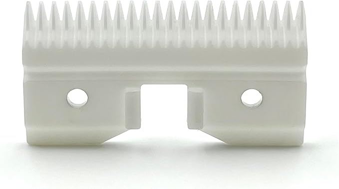 3PCS Ceramic Coarse Pet Replacement Blade Cutter Compatible with Andis 64440, Oster A5, Wahl KM Series Clipper, 22Teeth White and Black Ceramic Blade Cutter