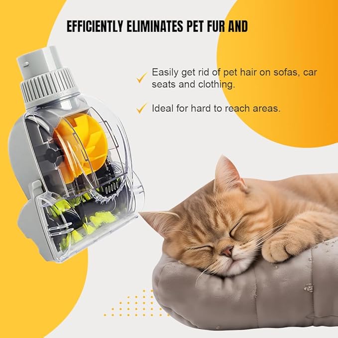 Pet Hair Vacuum Cleaner: 1-1/4 inch (32mm) size, compatible with most vacuum cleaners, for cleaning home textiles carpets and car interiors