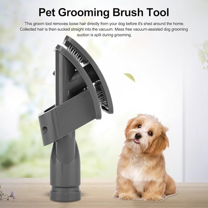 Groom Tool Attachments Compatible with V11 V10 V8 V7 V6 Vacuum Cleaners,Pet Dog Grooming Brush,Pet Brush,Pet Hair Brush Dog Clearer Tool