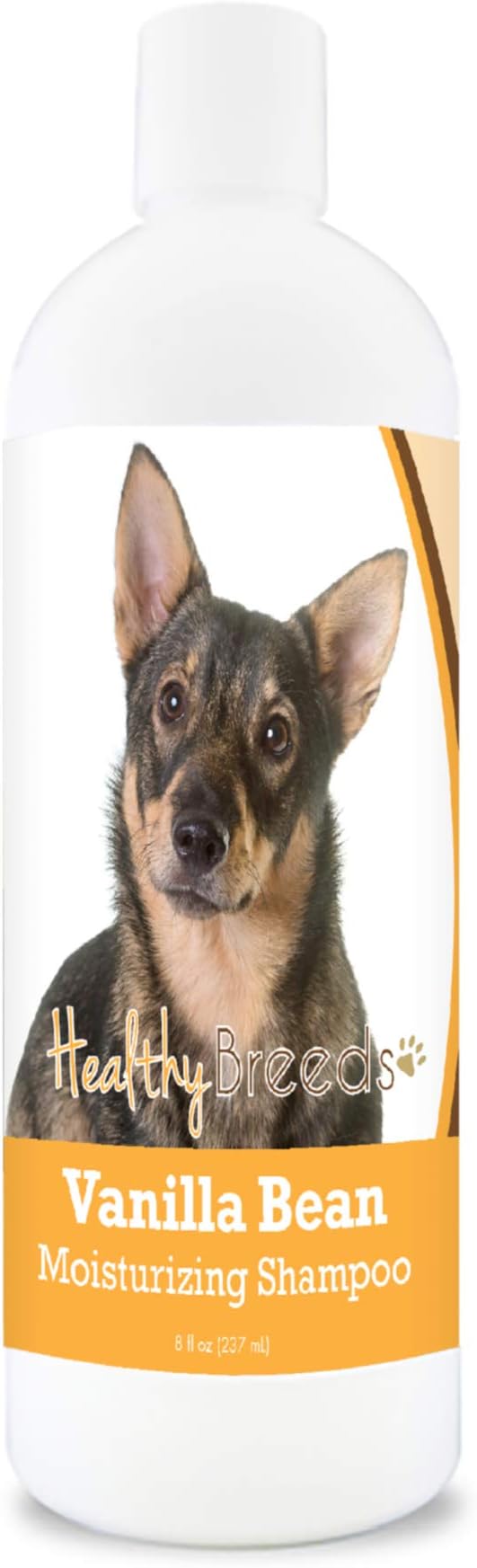 Healthy Breeds Swedish Vallhund Vanilla Bean Moisturizing Shampoo + Conditioner - with Vitamins A, D, E + Coconut Oil - 8 oz