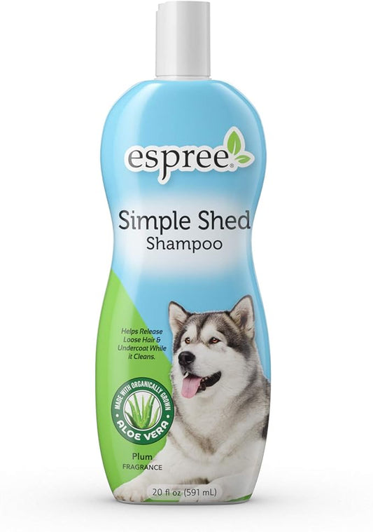 Espree Simple Shed Shampoo, 20 oz,Blue