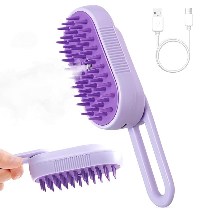 2024 Multifunctional Pet Grooming Brush - 3-in-1 Detangling and Massage Comb for Removing Loose Hair from Cats and Dogs