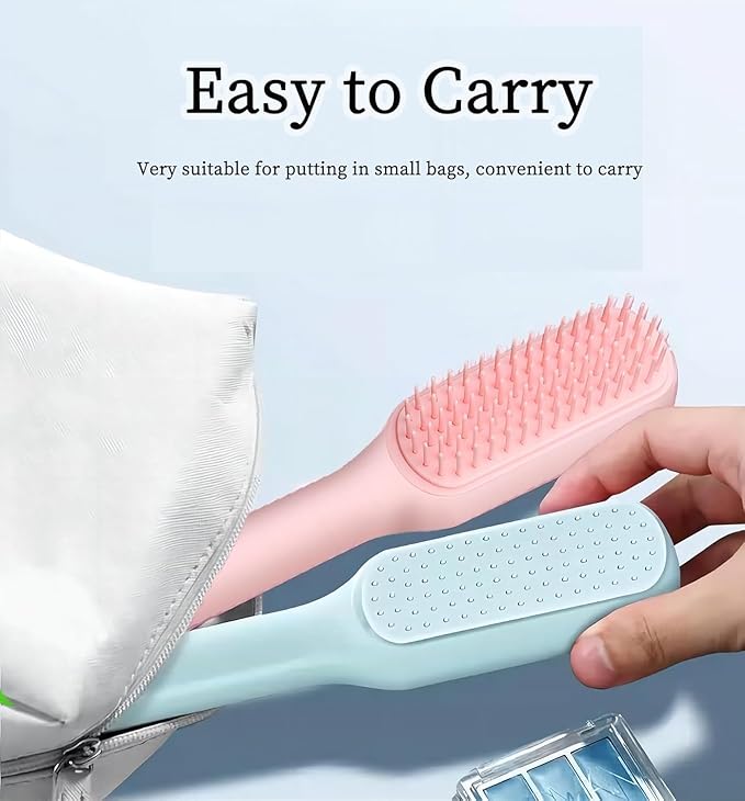 Scalable Grooming Brush for Small Dogs, Puppy Brush ，Soft Dog Brush for Shih Tzus, Yorkies, Maltipoos, Maltese (Ivory White)