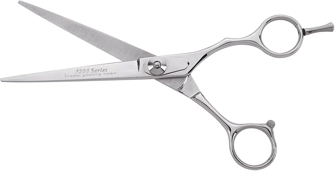Master Grooming Tools 5200 Series Shears — High-Performance Shears for Grooming Dogs - Straight, 6½"