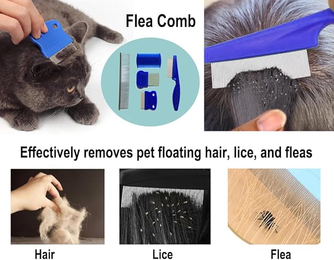 Dog Grooming Hammock with Flea Comb and Dog Nail Clipper, Pet Dog Grooming Hammock Harness with Cat Nail Clipper, Nail File and Dog Brush, Dog Sling for Nail Clipping/Nail Trimming (S, Green)