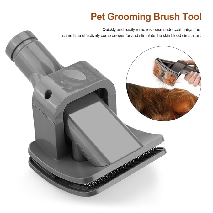 Groom Tool Attachments Compatible with V11 V10 V8 V7 V6 Vacuum Cleaners,Pet Dog Grooming Brush,Pet Brush,Pet Hair Brush Dog Clearer Tool