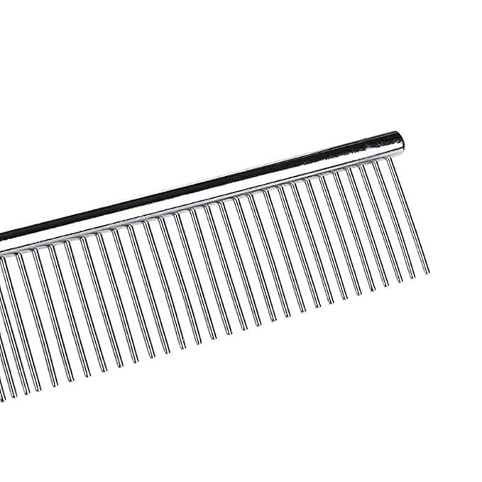 Fur Grooming Comb,Metal Comb Stainless Steel Dog Cat Neccessories