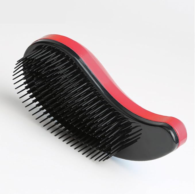Small Dog Brush - Puppy Hair Brush- Grooming Tool for Teddy, Yorkies, Maltese, Shih Tzu, Chihuahua (Rose Red)