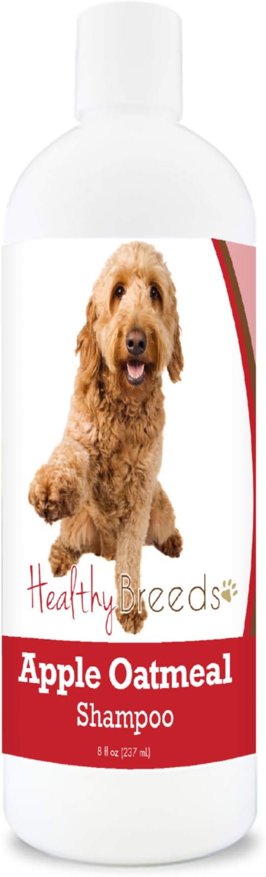 Healthy Breeds Goldendoodle Apple Oatmeal Dog Shampoo - All Natural, Tearless & Hypoallergenic Cleanser & Conditioner - Best for Dry, Itchy or Irritated Skin - 8 oz