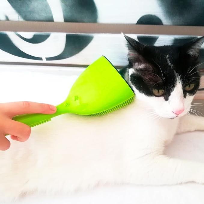 Michel Mercier Pet Detangling Brush Fine or Normal Fur - Pet Brush for Grooming, Detangling, Deshedding - Cat Brush and Dog Brush for Shedding - 1 pc