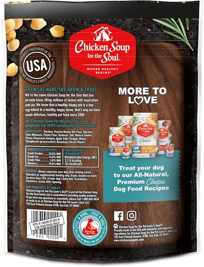 Chicken Soup For The Soul Savory Sticks Dog Treats, Chicken, 5 Ounce Bag | Soy, Corn & Wheat Free, No Artificial Flavors or Preservatives
