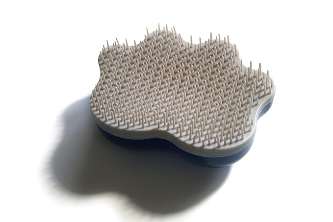 Small 4" Dog Pet Hair Massaging Brush Grooming Tool for Cats Dogs Long or Short Hair Royal Relief Blue