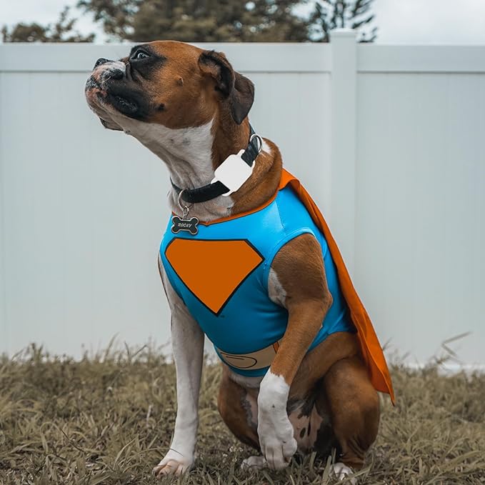 Silicone Tile Dog Collar Holder for Tile Pro 2020 & 2018, 2 Pack Tile Case Protective Cover for Pet Dog Cat (Navy/White)