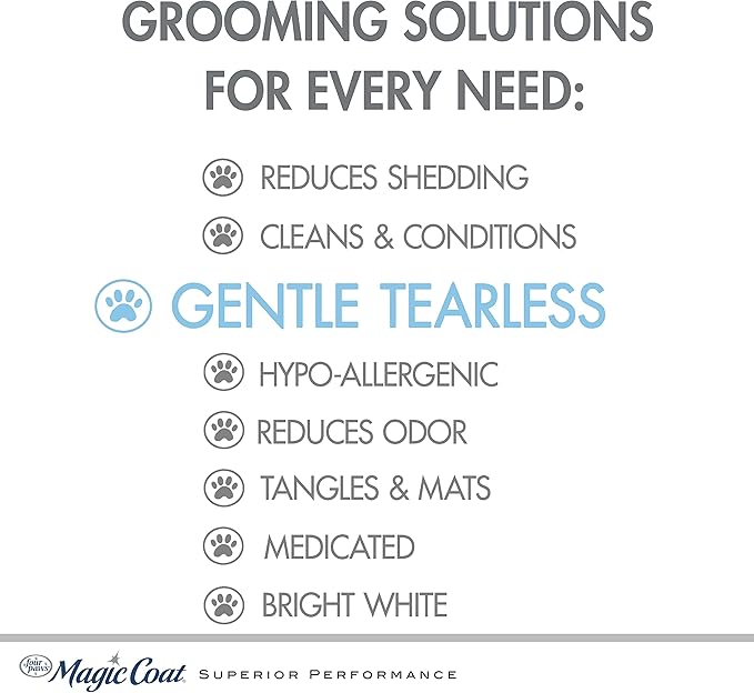 Four Paws Magic Coat Tearless Puppy Shampoo 16 Ounce (1 Count)