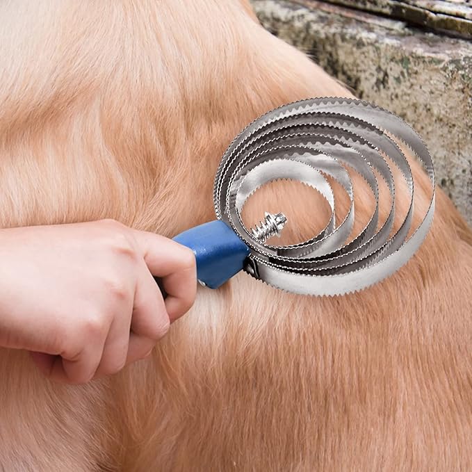 Harhana Dog Dematting Tool, Grooming Brush Deshedding Comb for Large Dogs (Super Easy Model)
