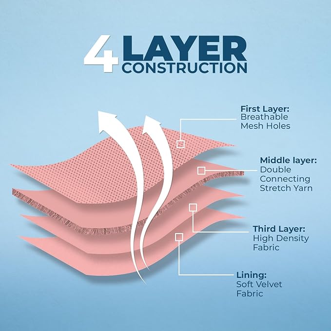 Voyager Aerolite No Pull Mesh Dog Harness with Lightweight, Soft, Breathable, Reflective Stitching, and Adjustable Straps for Walking, Running, Training, Heavy Duty and Durable - Pink, L