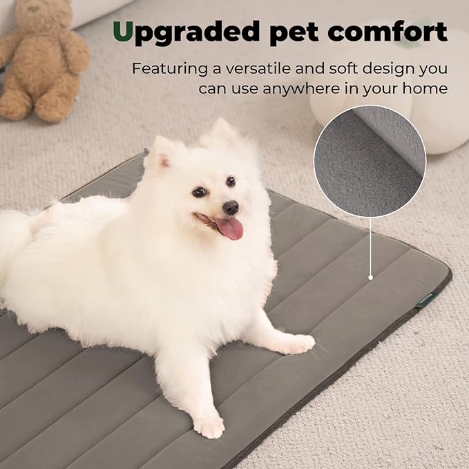 BALANCE Dog Crate Pad, Dog Foam Crate Mat Kennel Pad, Washable Water-Resistant Pet Bed Flat Dog Cage Mat for X-Large Dogs