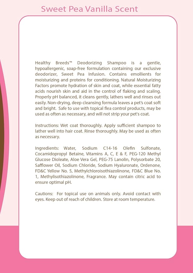 Healthy Breeds Cockapoo Deodorizing Shampoo 16 oz (Pack of 2)