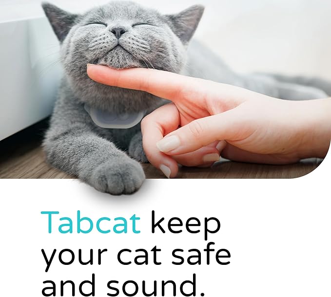 Tabcat V2 Cat & Kitten Tracker - More Accurate Than GPS - No Monthly Fee or Subscription - Includes 4 Homing Tags - Up to 500ft Range - Small & Lightweight Tags Perfect to Find Indoor & Outdoor Cats