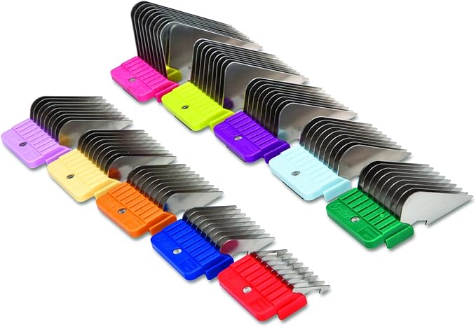 Oster 10-Piece Stainless Steel Pet Clipper Guide Comb Kit (078936-100-000)