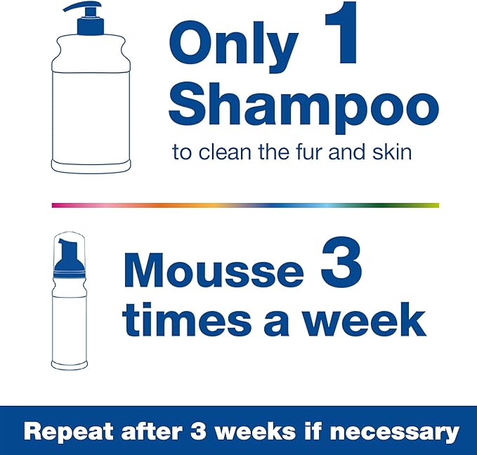Douxo S3 Pyo Shampoo, Contains 3% Chlorhexidine & 0.5% Ophytrium, Antiseptic & Hydrating, For Bacterial or Yeast Skin Infections, For Dogs and Cats, 16.9 fl. oz. (500mL)