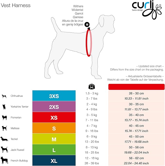 Curli Vest Harness Air-Mesh Skyblue S