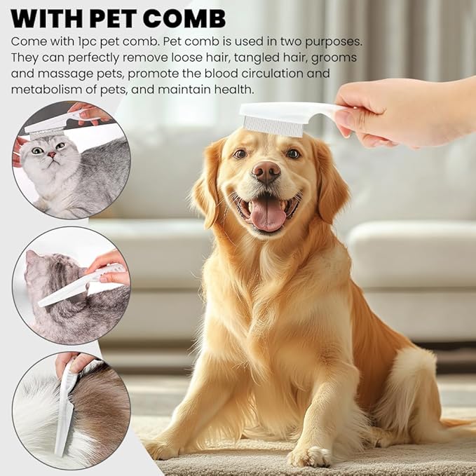 Dog Nail Grinder Upgraded, 2-Speed Rechargeable Pet Nail Trimmer, Electric Dog Nail Clippers Painless Pet Paws Grooming Smoothing for Small Medium Large Dogs and Cats