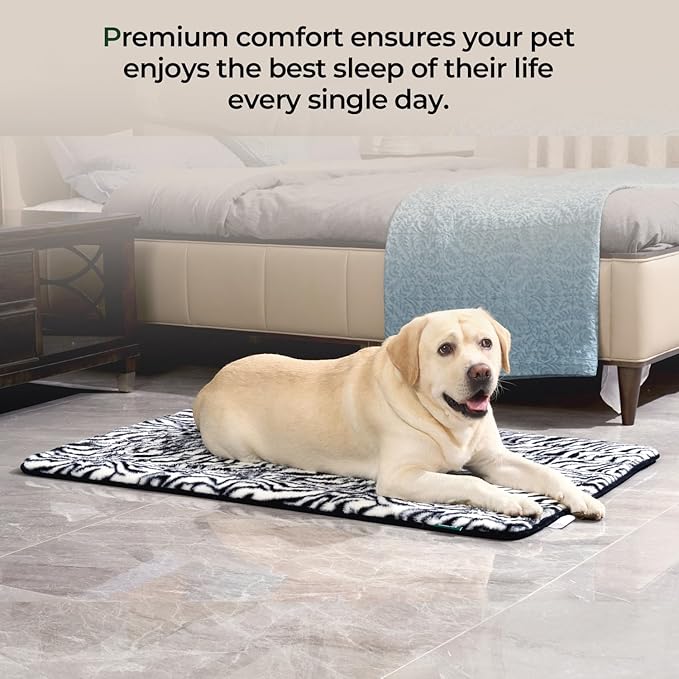 BALANCE Dog Crate Pad, Dog Foam Crate Mat Kennel Pad, Washable Pet Bed Flat Dog Cage Mat for X-Large Dogs