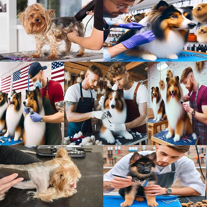 APUS Dog Grooming Clipper A5 Blade,Size 3F 13mm (1/2") Made of High Carbon Steel and Ceramic Compatible with AGC/KM2/Golden A5 Clippers.