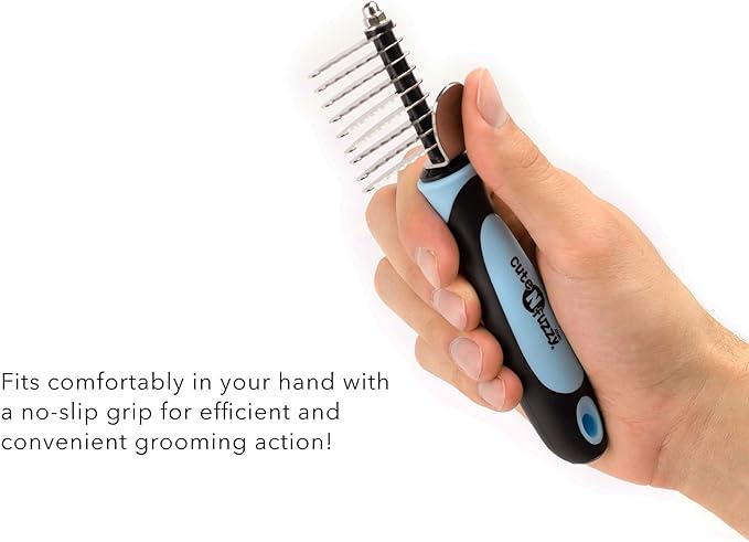 Pet Dematting Comb, Blue