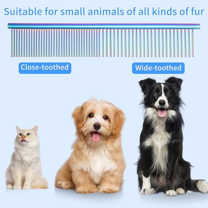 Dog Grooming Scissors Colorful Pet Trimming Scissors Set Professional Grooming Barber Scissors Kit 7 inch Stainless Steel Shears for Grooming and Hair Cutting