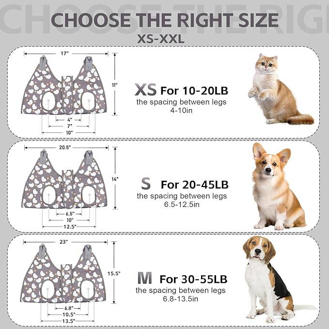 Dog Grooming Hammock Harness for Medium Dogs Nail Trimming, Dog Sling for Cutting Nails, Dog Hanging Holder Hanger for Clipping Nails with Nail Clippers, Nail File