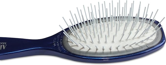 Mars Professional Pin Dog Grooming Brush, Plastic Handle and Rubber Cushion, 7.25" Length