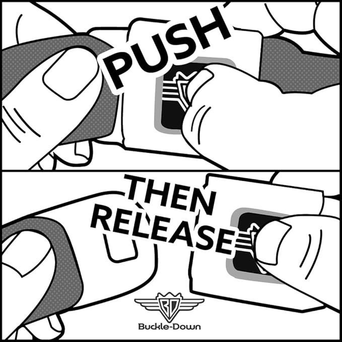 Buckle-Down Seatbelt Buckle Dog Collar - 5-Marvel Characters Black - 1.5" Wide - Fits 16-23" Neck - Medium