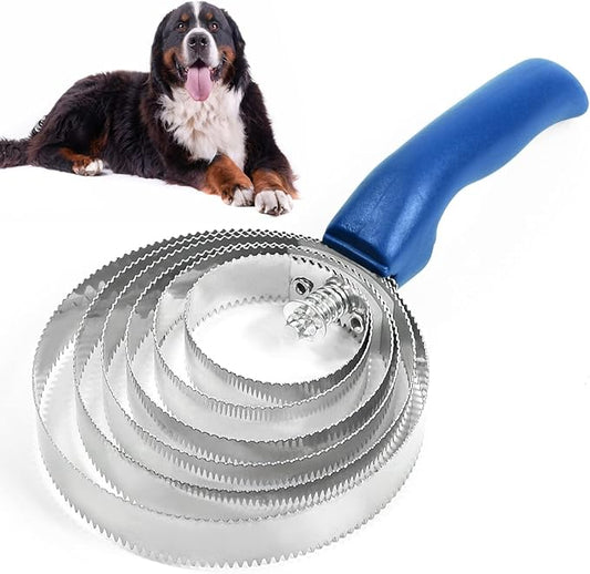 Harhana Dog Dematting Tool, Grooming Brush Deshedding Comb for Large Dogs (Super Easy Model)