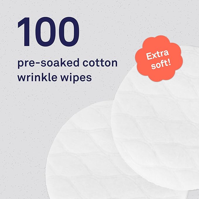 Petpost | Bulldog Wrinkle Wipes for Dogs - 100 Wipes - Cleans & Soothes Wrinkles and Pug Folds with Coconut Oil Solution 100 ct.