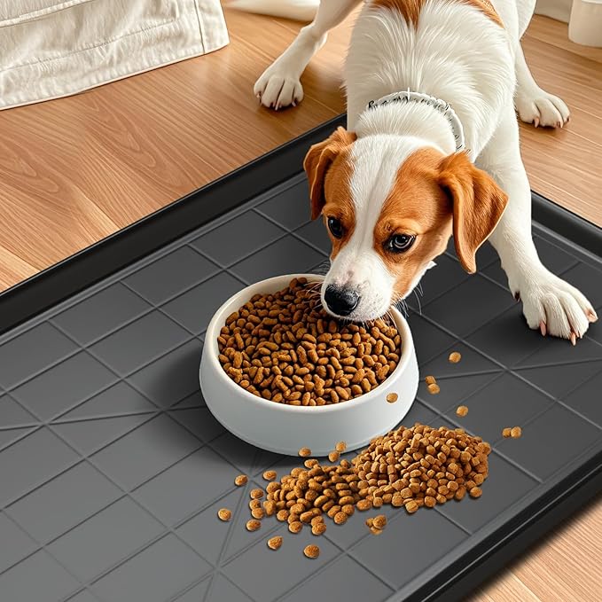 45.1" Dog Crate Tray Replacement fit for Metal Dog Crate Dog Cage Pans Plastic Tray