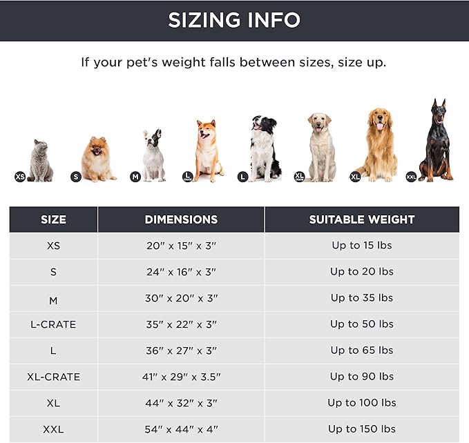 Bedsure Large Dog Bed for Large Dogs - Big Orthopedic Waterproof Dog Beds with Removable Washable Cover, Egg Crate Foam Pet Bed MatKhaki