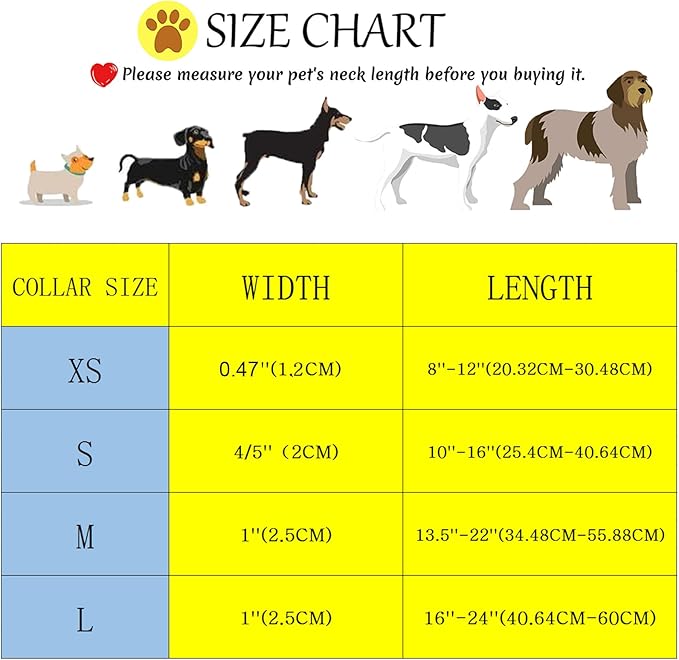 Elegant little tail Dog Collar,Sunflower Pattern Pet Collar Cute Durable Spring Female or Male Adjustable Cotton Pet Collar with Quick Release Buckle for X-Small Puppy