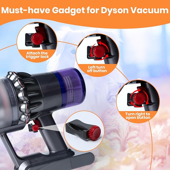 Pet Dog Hair Brush Vacuum Attachment Kit for Dyson, GRAY