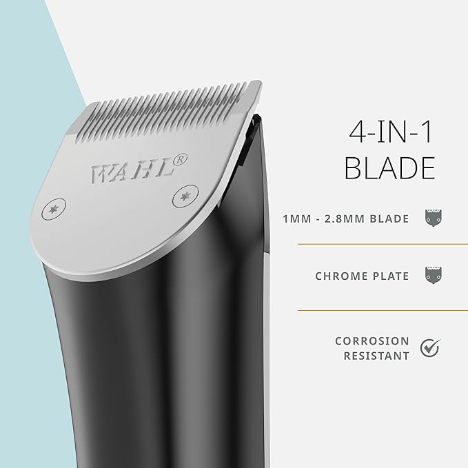 Wahl Pro Animal 4-in-1 Bladeset for Smart Clip Pet Clipper - Adjustable Grooming Blade for Light Body Clipping, Trim Work & Sanitary Areas - High-Performance, Chrome-Plated Replacement Blade