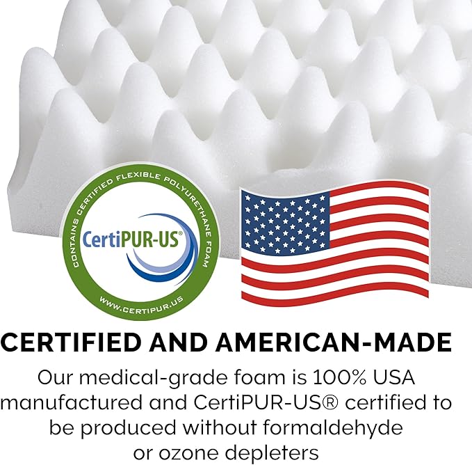 Furhaven Orthopedic Dog Bed for Large Dogs w/ Removable Bolsters & Washable Cover, For Dogs Up to 95 lbs - Plush & Almond Print L Shaped Chaise - Blue Almonds, Jumbo/XL