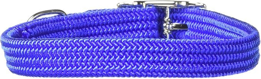 Kool Kat Elastic Cat Safety Collar with Bell, Blue, 10"