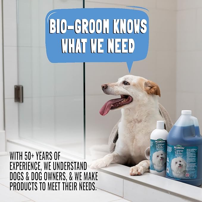 Bio-Groom Crisp Apple Dog Shampoo – Natural Scent Pet Shampoo, Aloe Vera, Chamomile, Cat & Dog Bathing Supplies, Puppy Wash, Cruelty-Free, Made in USA, Quick Rinse Cat Shampoo – 1 Gallon