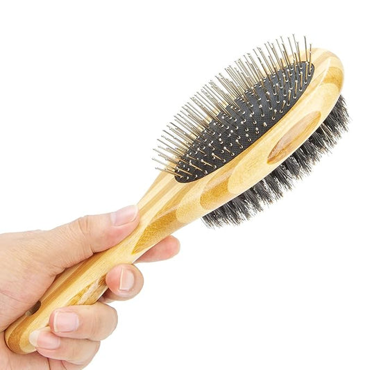 Skin-Friendly Grooming Brush for Shedding - Deshedding Tool for Dogs and Cats with Long Hair, Pet Supplies Accessories